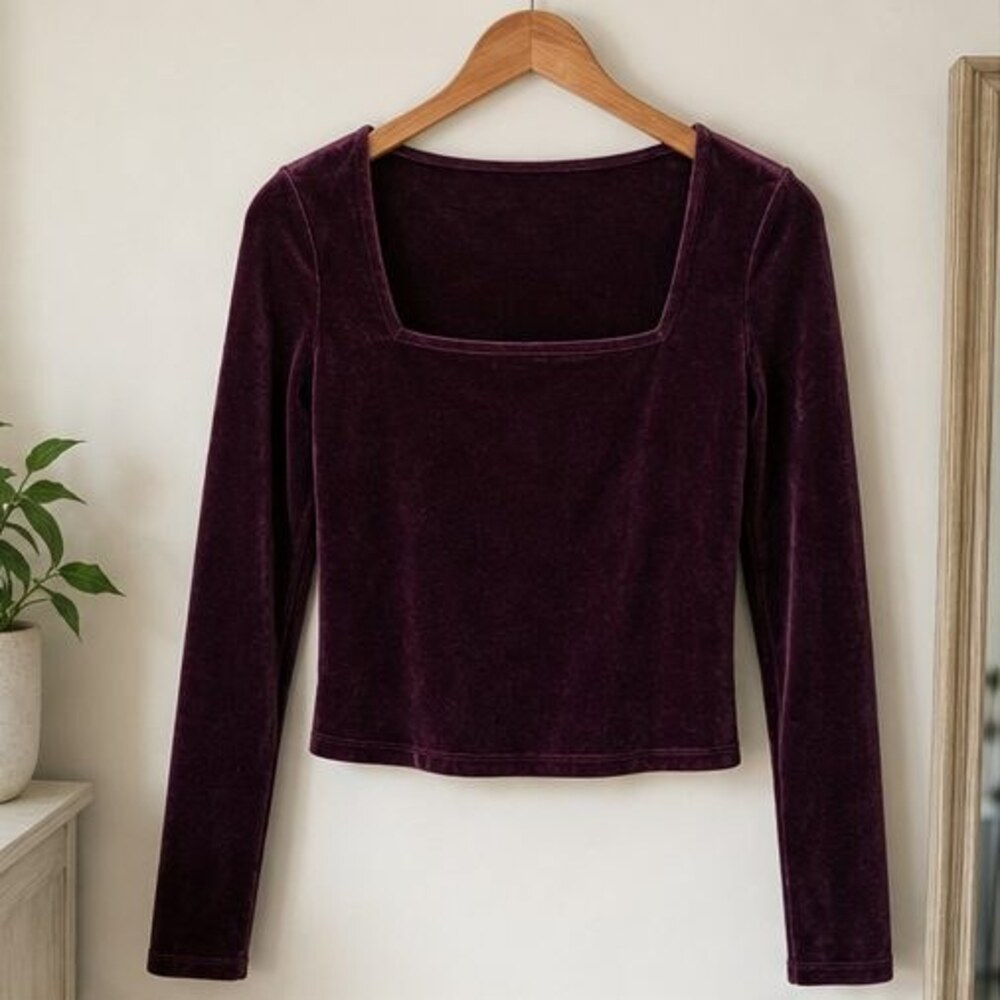 Charcoal Puff Sleeve Top
